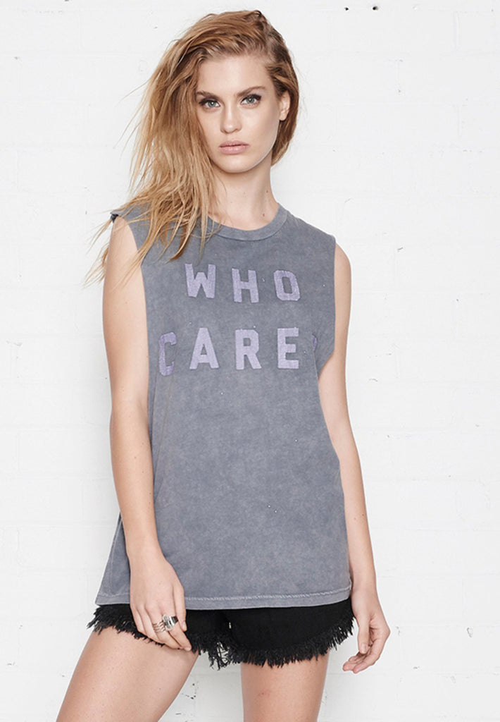 WHO CARES T-SHIRT